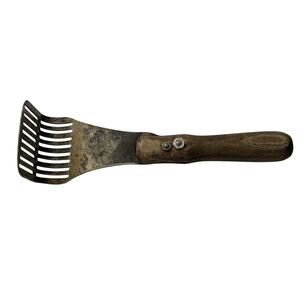 Vintage Androck Potato Ricer Masher Wooden Handle 9” Made In USA